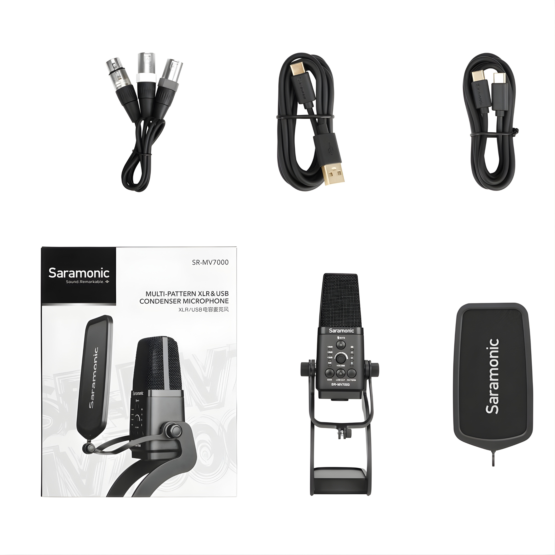 Saramonic® SR-MV7000 מיקרופון אולפן מקצועי